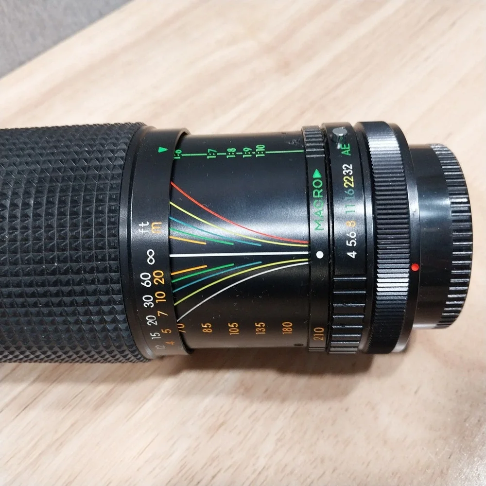 Sears Camera Lens No. 202.7377700 70-210mm Macro Zoom Mod Black